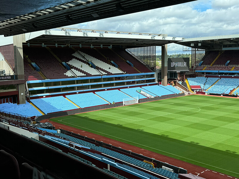 North stand after